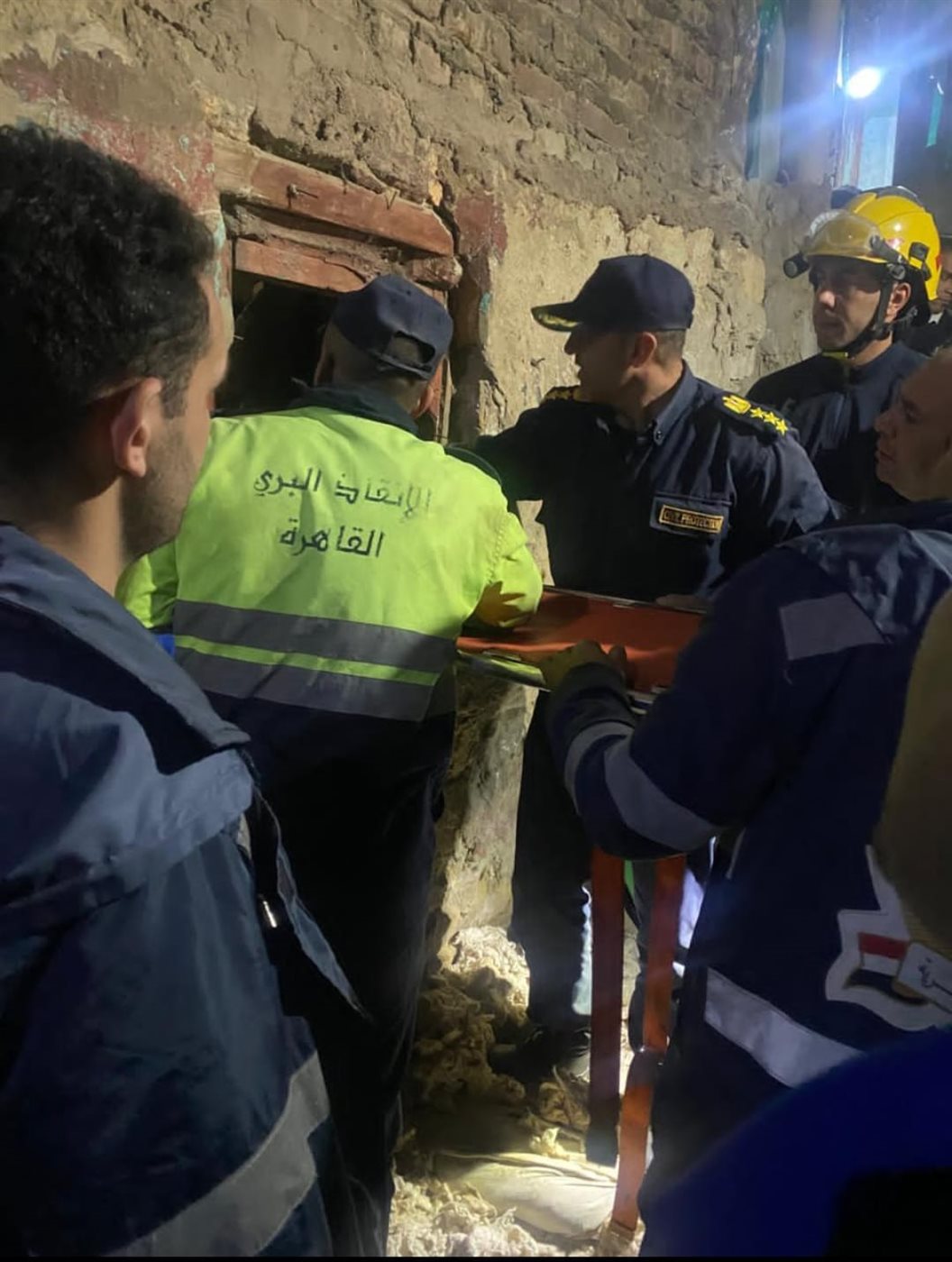انهيار عقار بالدويقة
