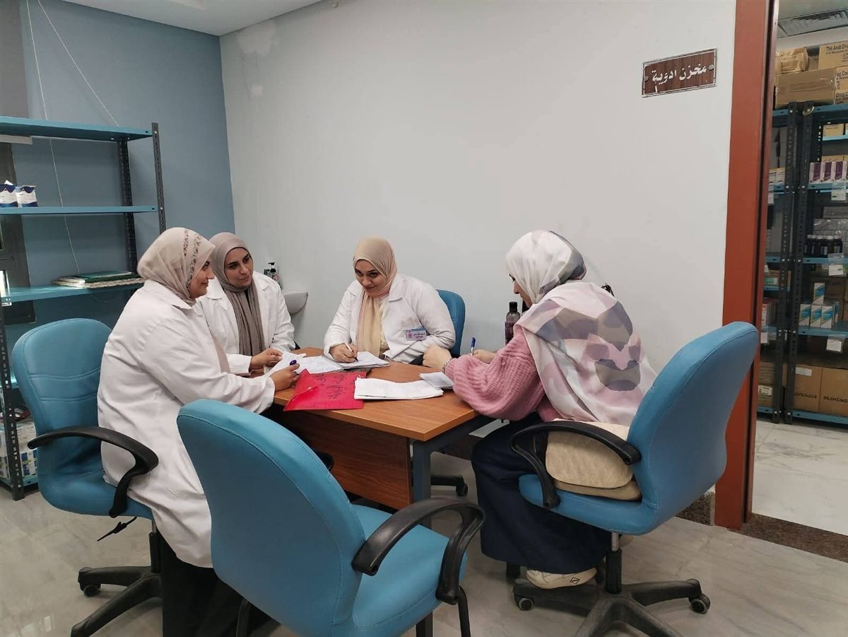 فريق إشراف مديرية الصحة خلال تفقد مستشفى التل، فيتو