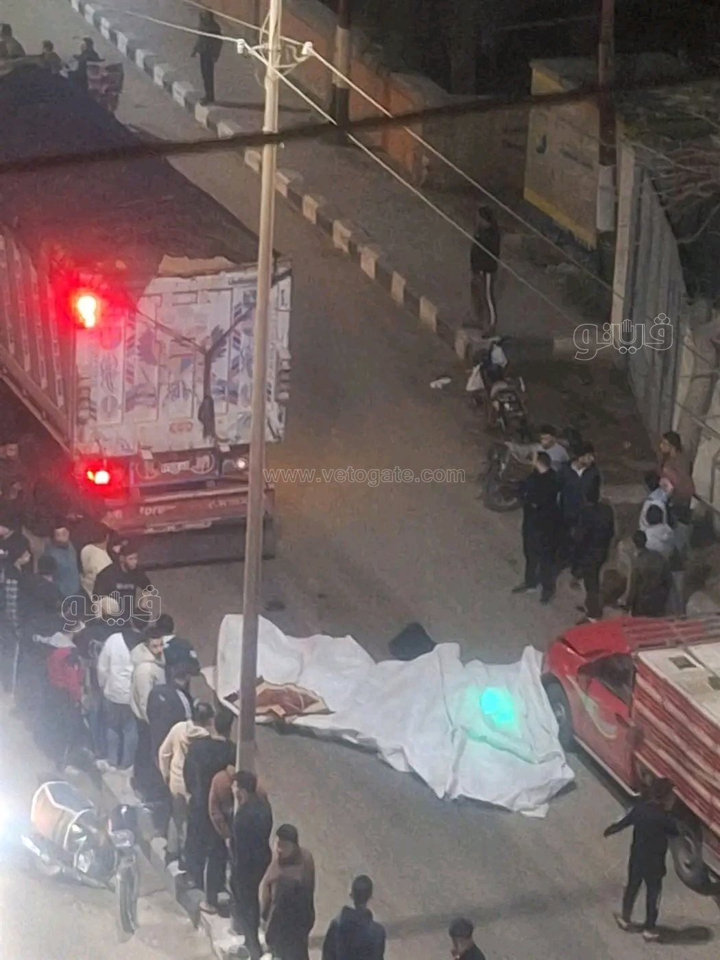 جانب من الحادث،فيتو