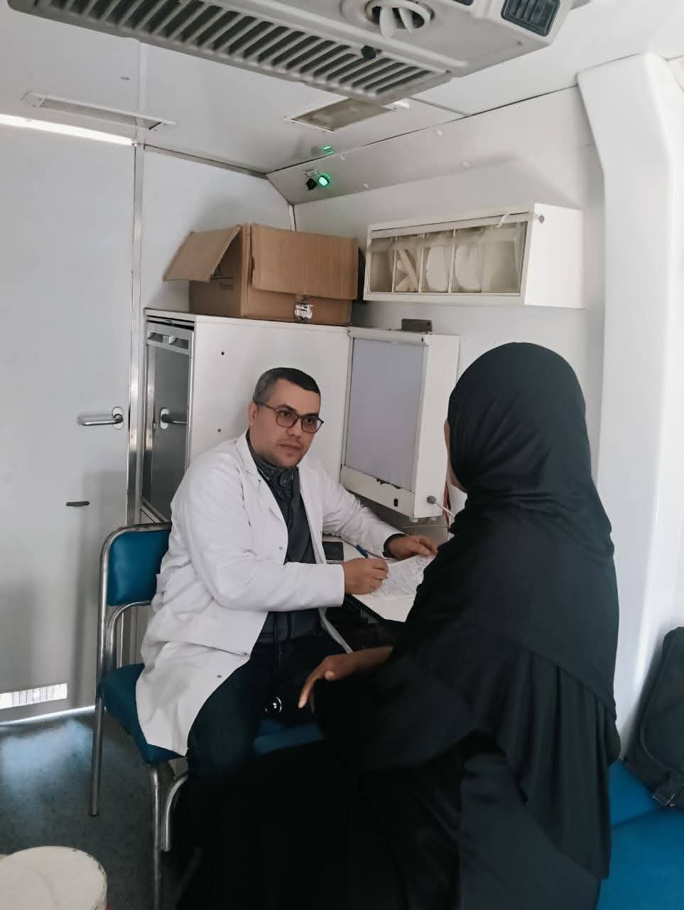 جانب من أعمال القافلة،فيتو