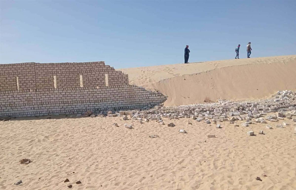 حادث انهيار سور دير أبو فانا بالمنيا، فيتو&nbsp;