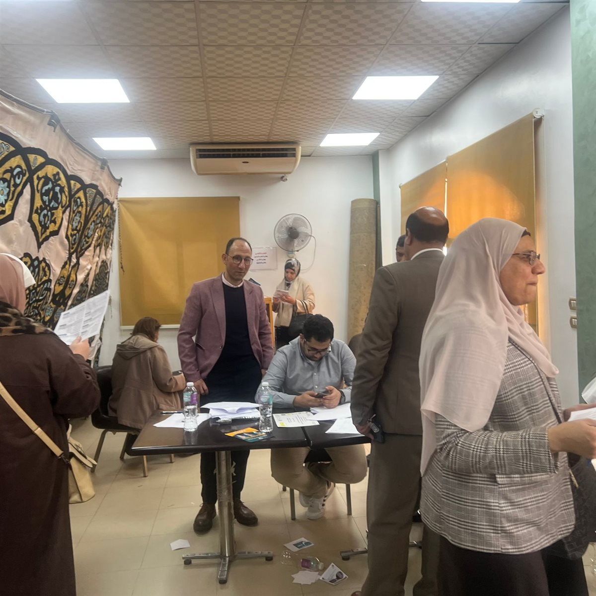 إقبال كثيف على انتخابات نادي أعضاء هيئة التدريس بجامعة الفيوم