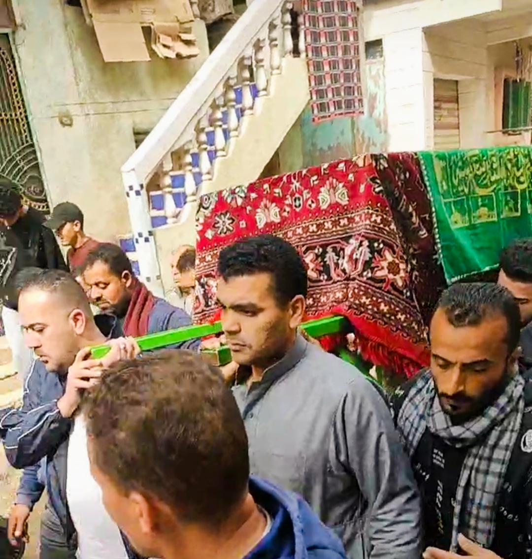 نجريج تشيع جثمان جد محمد صلاح