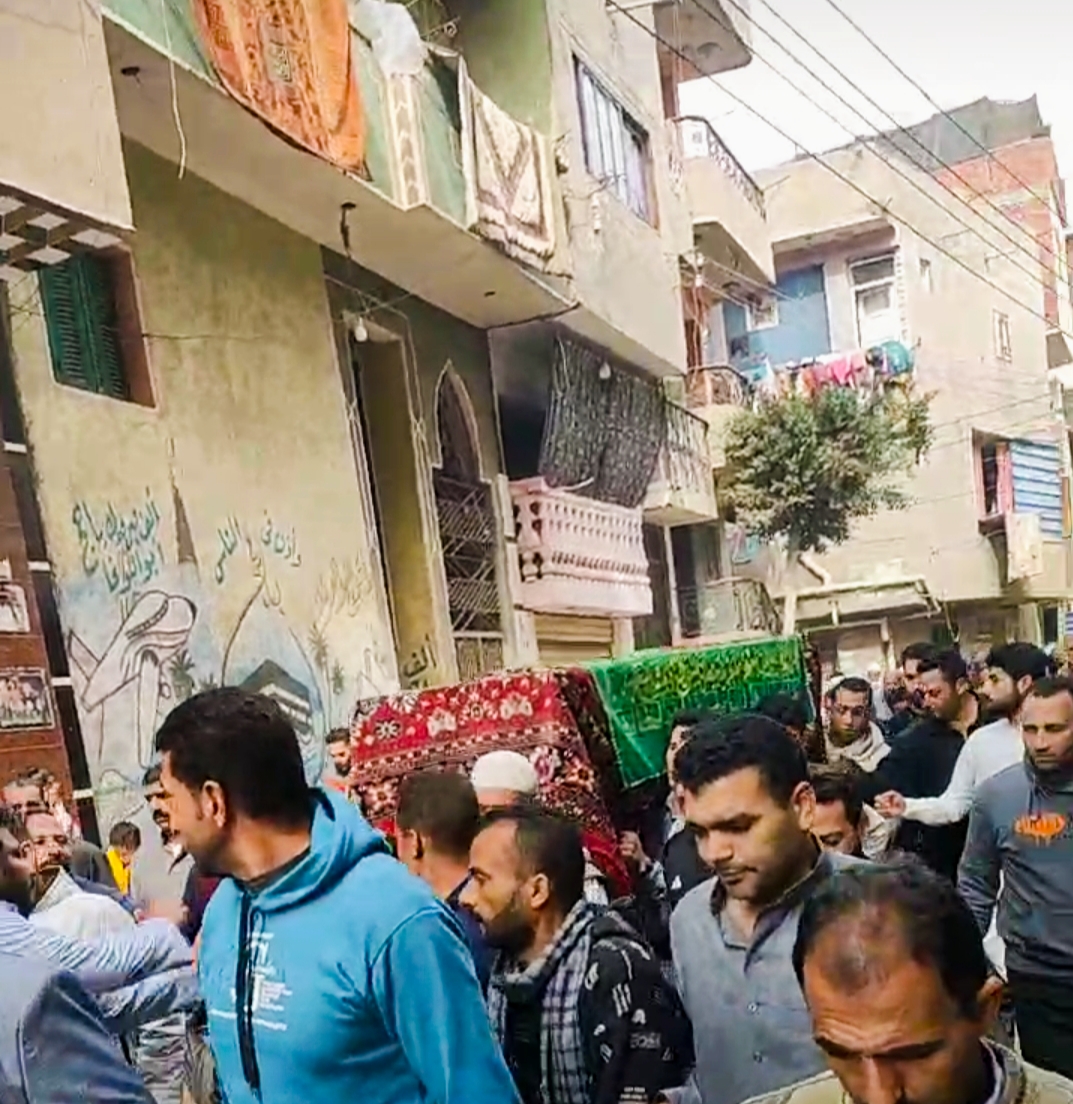 نجريج تشيع جثمان جد محمد صلاح