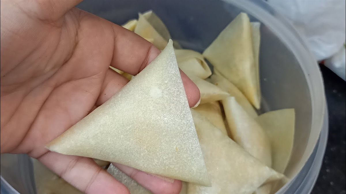 طريقة تفريز السمبوسة&nbsp;