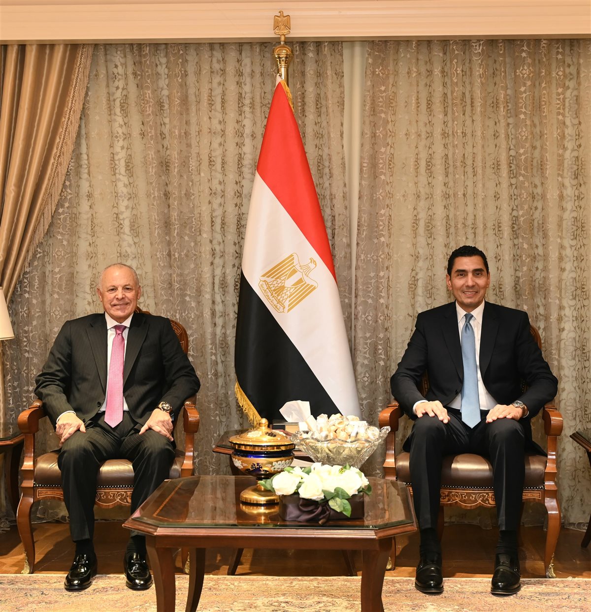 جوهر نبيل يستقبل هاني أبو ريد، فيتو