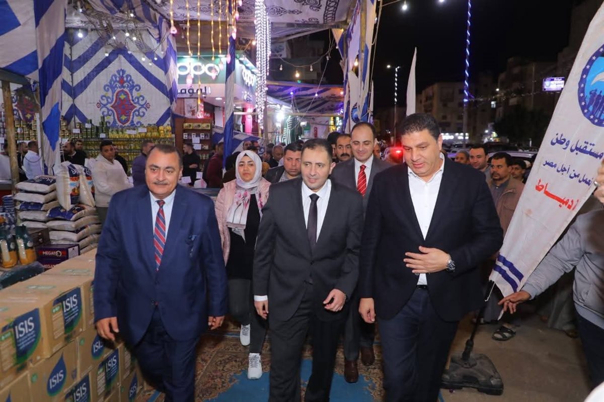 محافظ دمياط يفتتح معرض اهلا رمضان بمركز كفر سعد&nbsp;