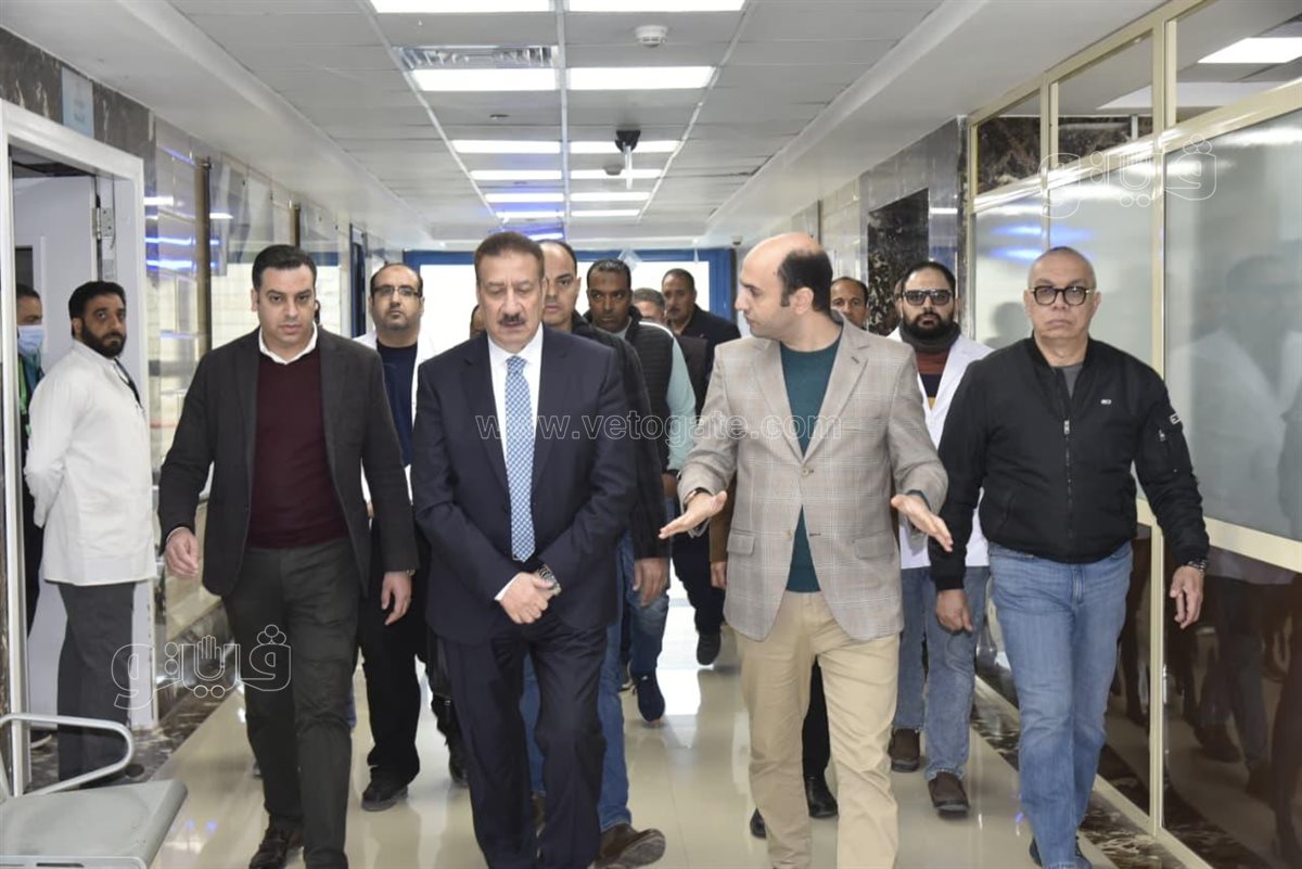محافظ بورسعيد يطمئن على الحالة الصحية لمصابي حادث 30 يونيو، ڤيتو