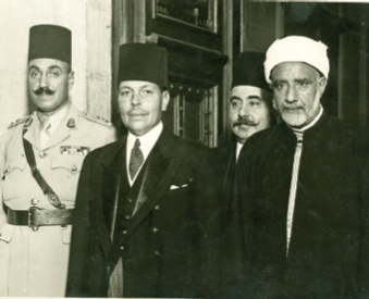 الشيخ المراغى مع رئيس الوزراء محمد محمود