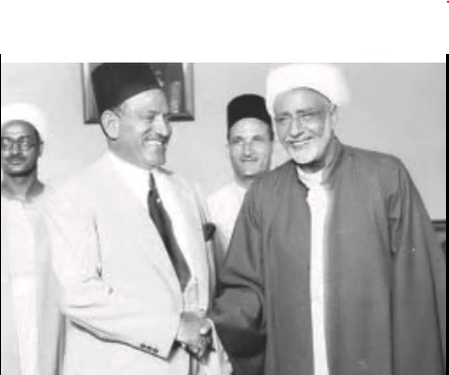 المراغى مع مصطفى النحاس