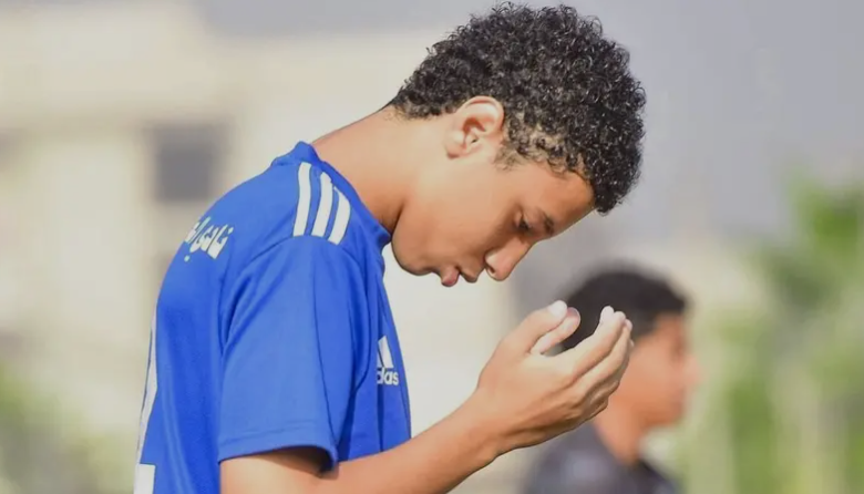 اللاعب معتصم زكريا&nbsp;