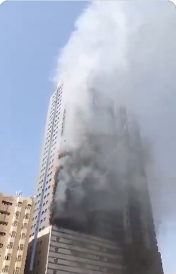 احتراق مبني وكالة المخابرات المركزية في دبي، فيتو