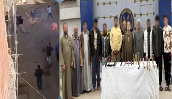رصاص وألعاب نارية في الهواء.. 