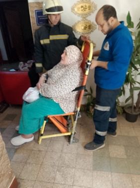استجابة فورية من الأجهزة الأمنية بنقل سيدة للمستشفى لتلقي العلاج