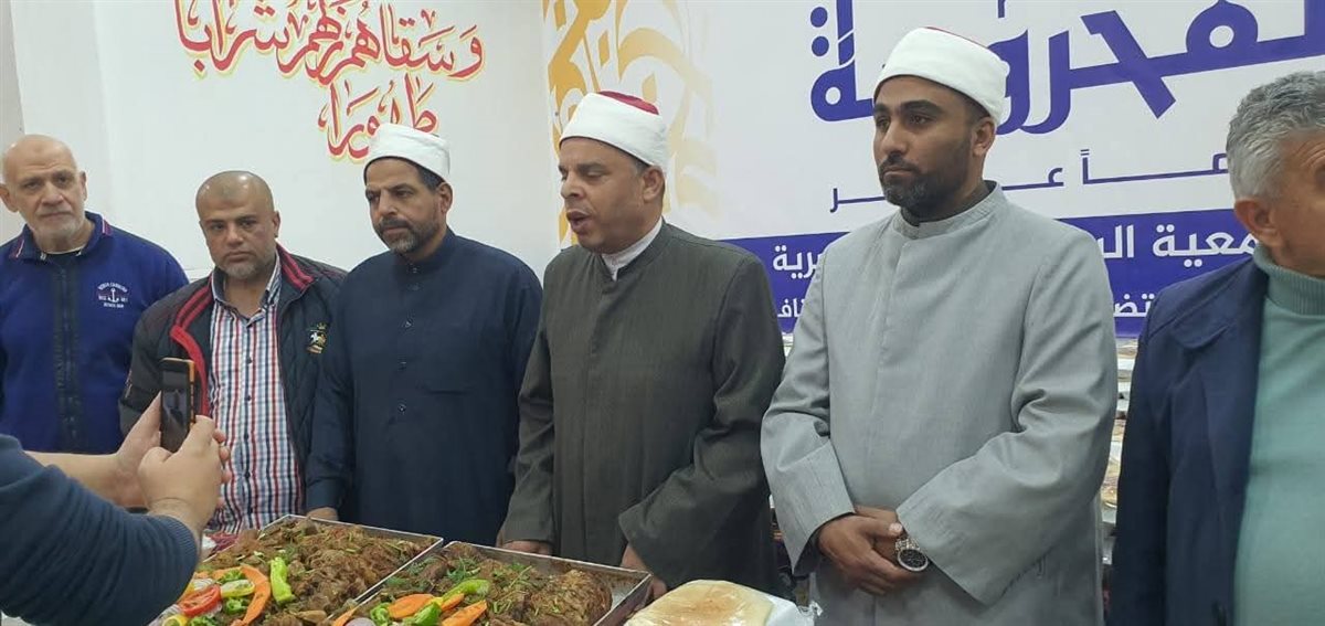 مدير اوقاف دمياط يتابع تجهيزات موائد الخير المخصصة لافطار الصائمين