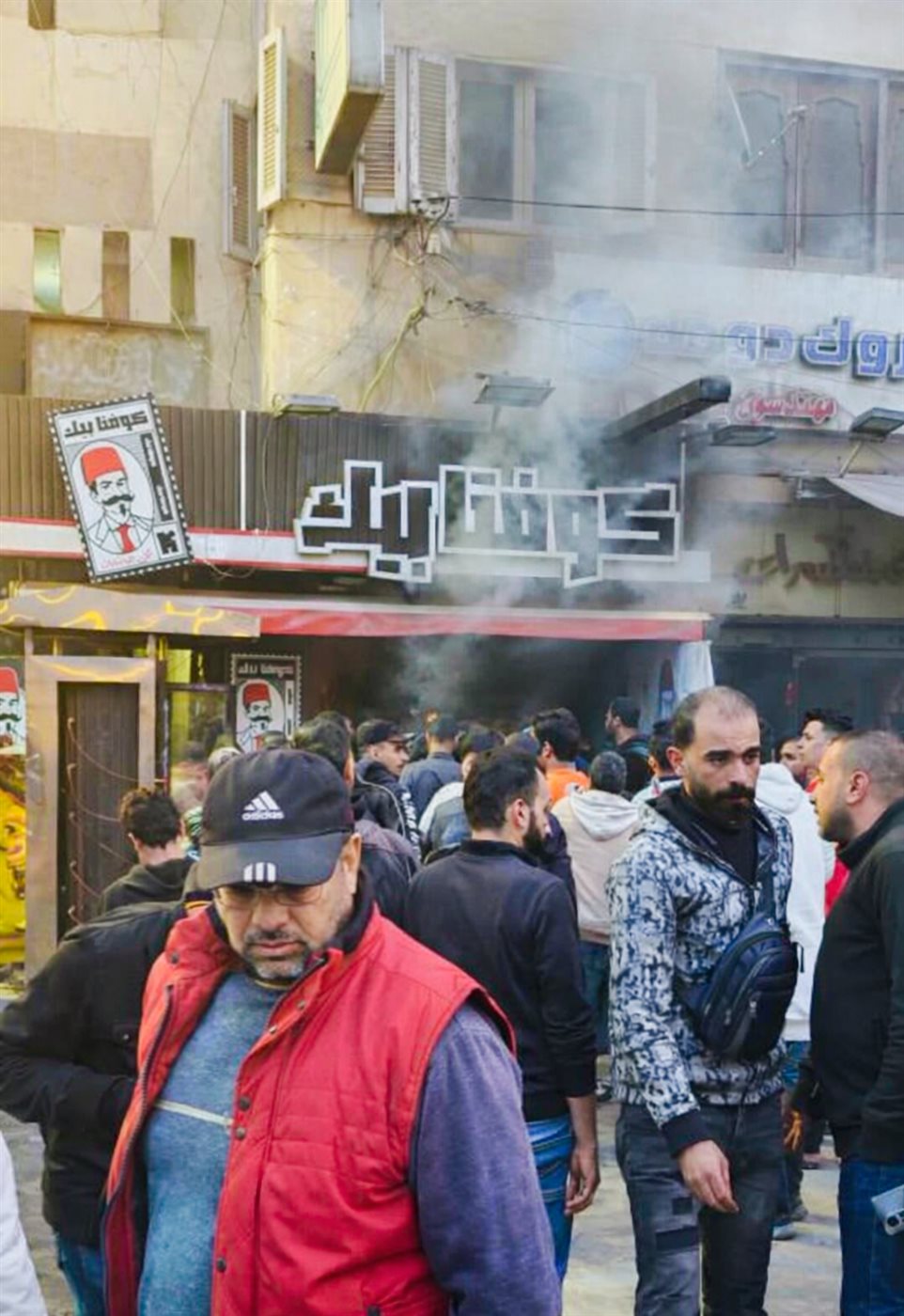 حريق مطعم شهير في الغربية