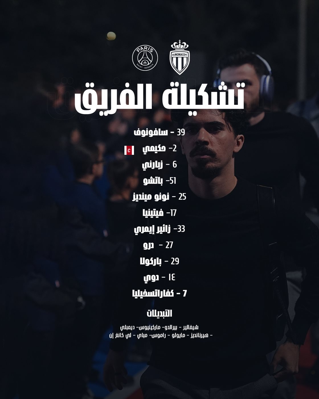 تشكيل باريس سان جيرمان، فيتو