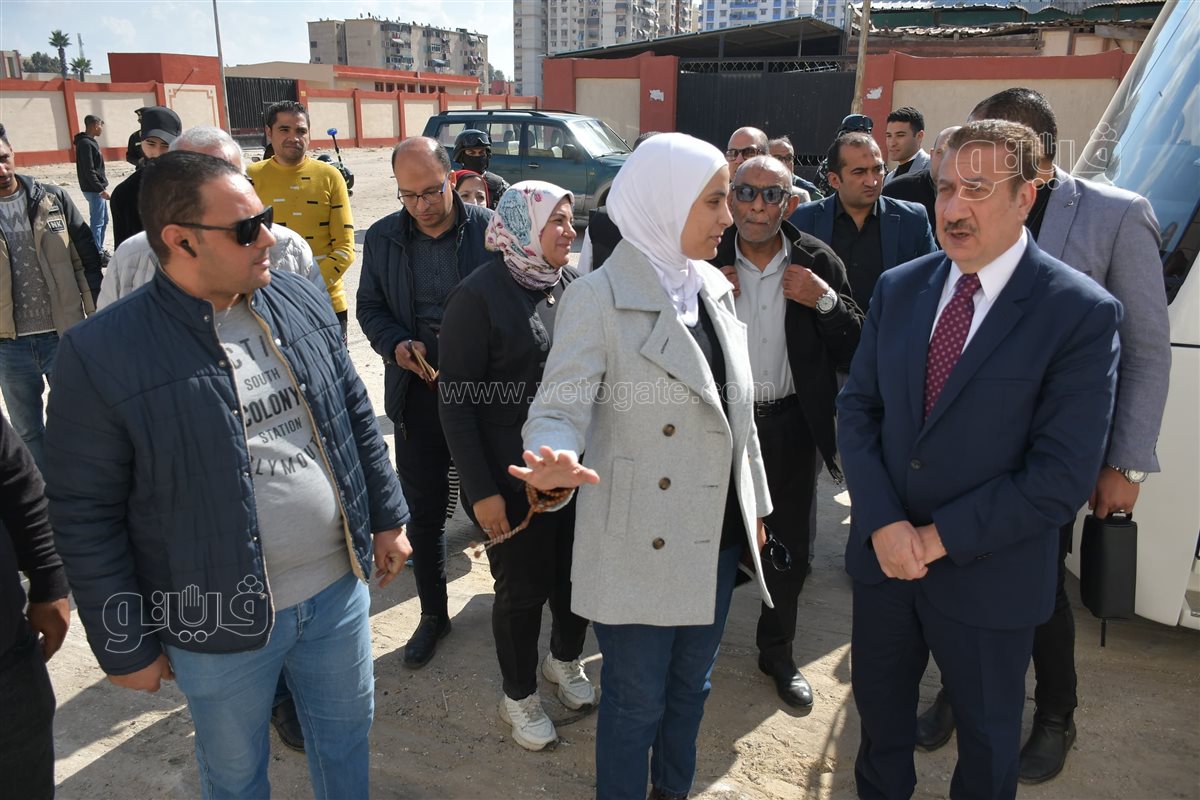محافظ بورسعيد خلال الجولة التفقدية، ڤيتو