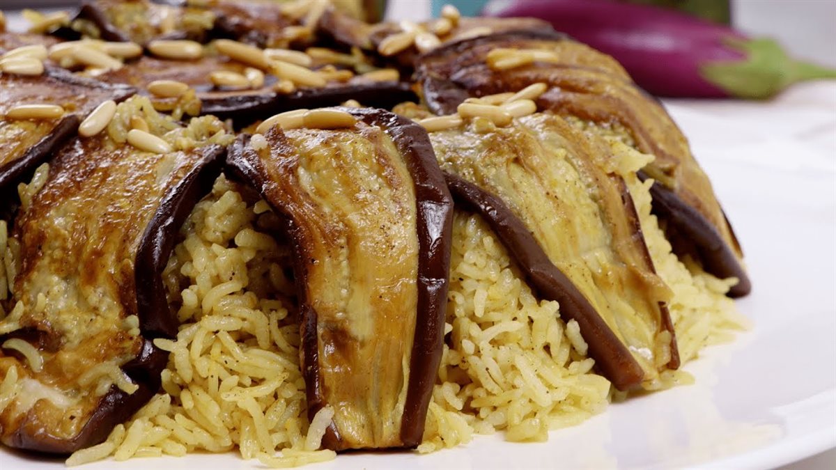 طريقة عمل مقلوبة الباذنجان&nbsp;