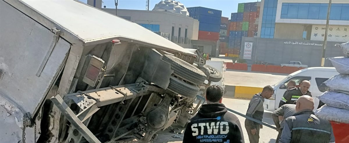 تصادم 13 سيارة بصحراوي الإسكندرية وتعطل حركة المرور