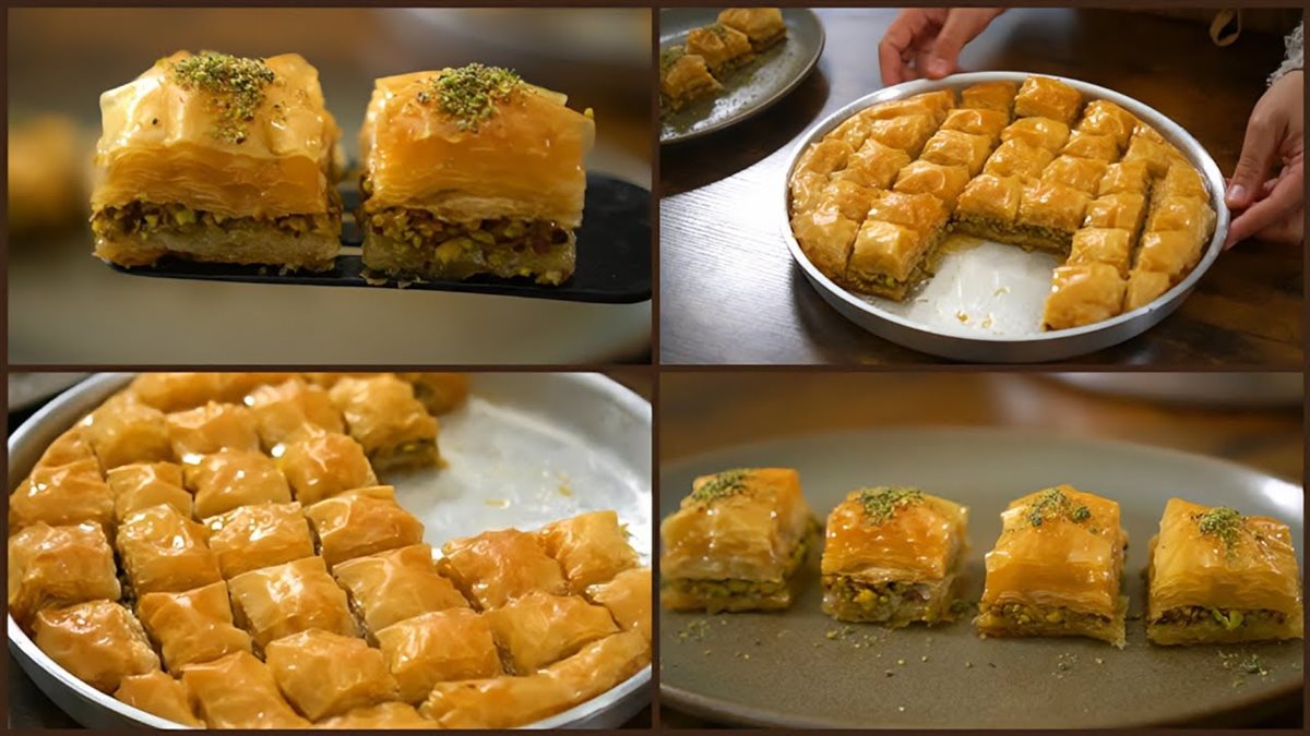 طريقة عمل البقلاوة بالمكسرات&nbsp;