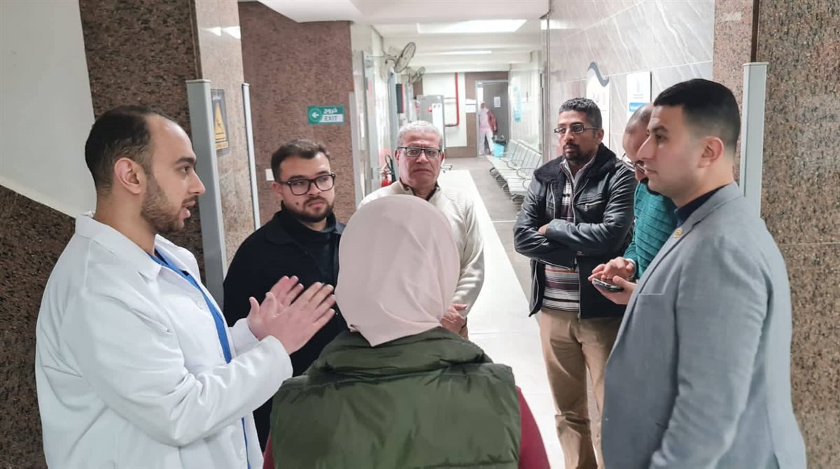 جانب من متابعة جاهزية المستشفيات، فيتو