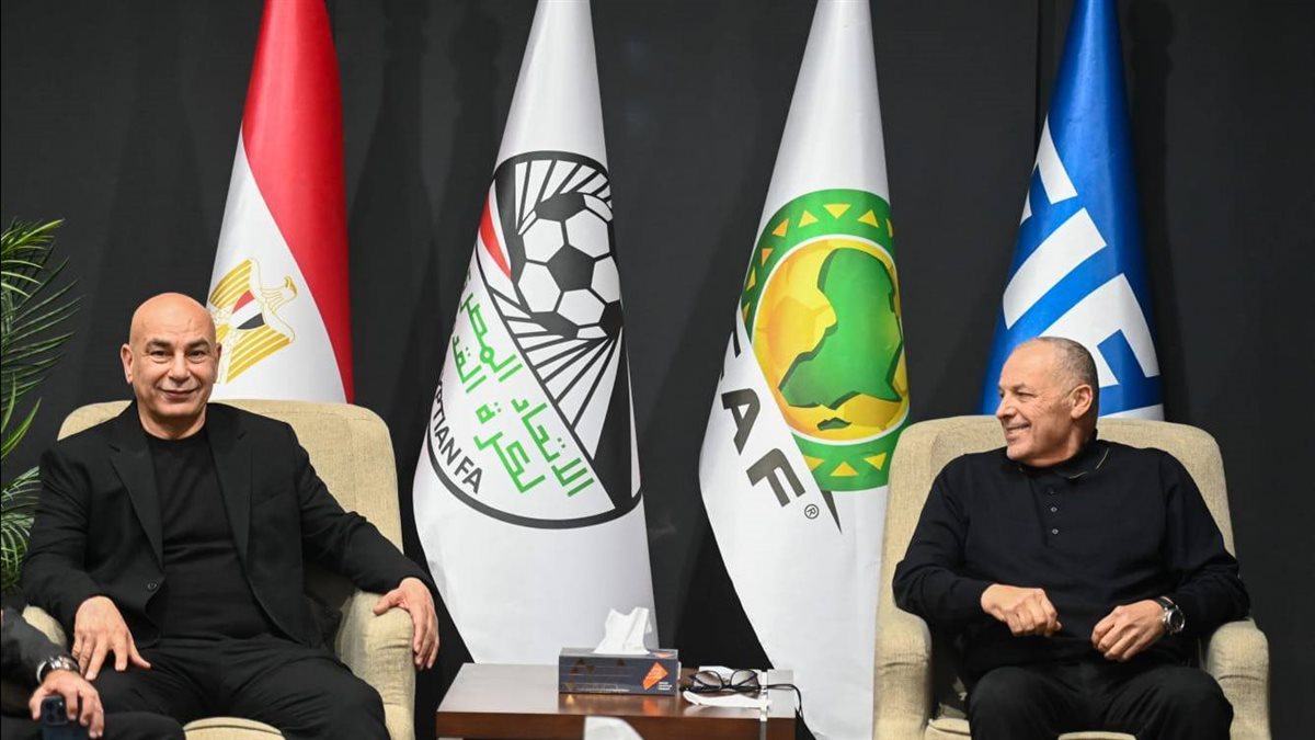هاني أبو ريدة مع حسام حسن، فيتو