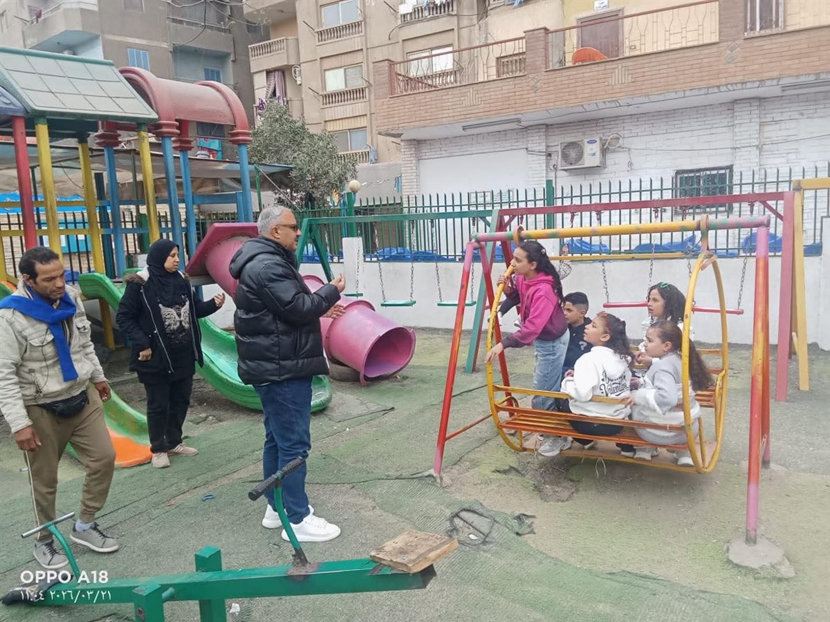 جولة مفاجئة لوكيل الشباب والرياضة بالجيزة خلال ثاني أيام عيد الفطر
