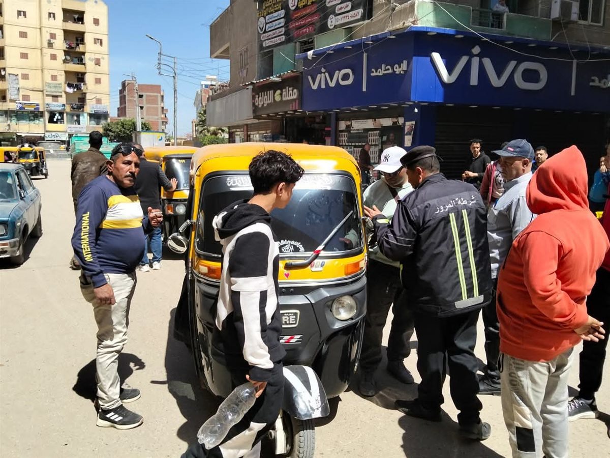 جانب من الحملة بمركز ومدينة التل الكبير بالإسماعيلية،فيتو