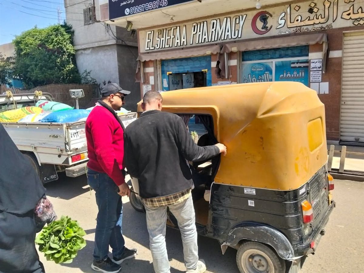 جانب من الحملة بمركز ومدينة التل الكبير بالإسماعيلية،فيتو