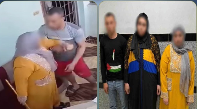 كفر الشيخ، الاعتداء على أم،&nbsp;