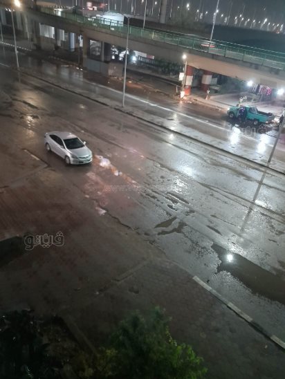 أمطار غزيرة تفاجئ القاهرة والجيزة فجرا وبيان هام من الأرصاد (4)