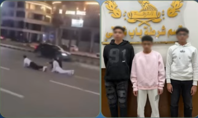 ضبط 3 طلاب بالإسكندرية لتصرفات خطيرة على طريق الكورنيش