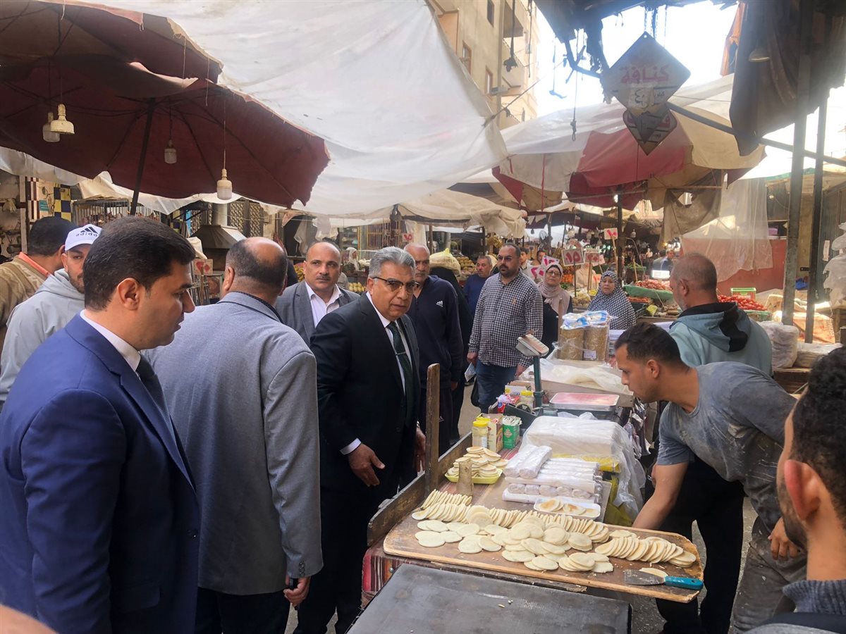 جولة ميدانية لمحافظ الدقهلية بنطاق حي شرق المنصورة