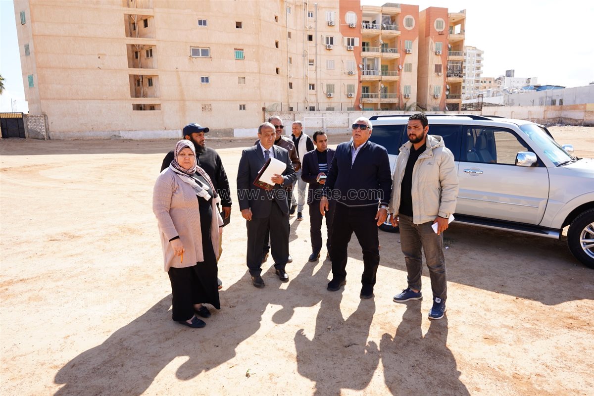جولة محافظ مطروح لإعادة تنظيم الحركة المرورية&nbsp;
