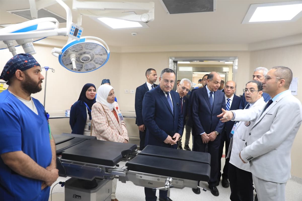 افتتاح مستشفى استقبال ورعاية الأطفال بجامعة المنيا&nbsp;