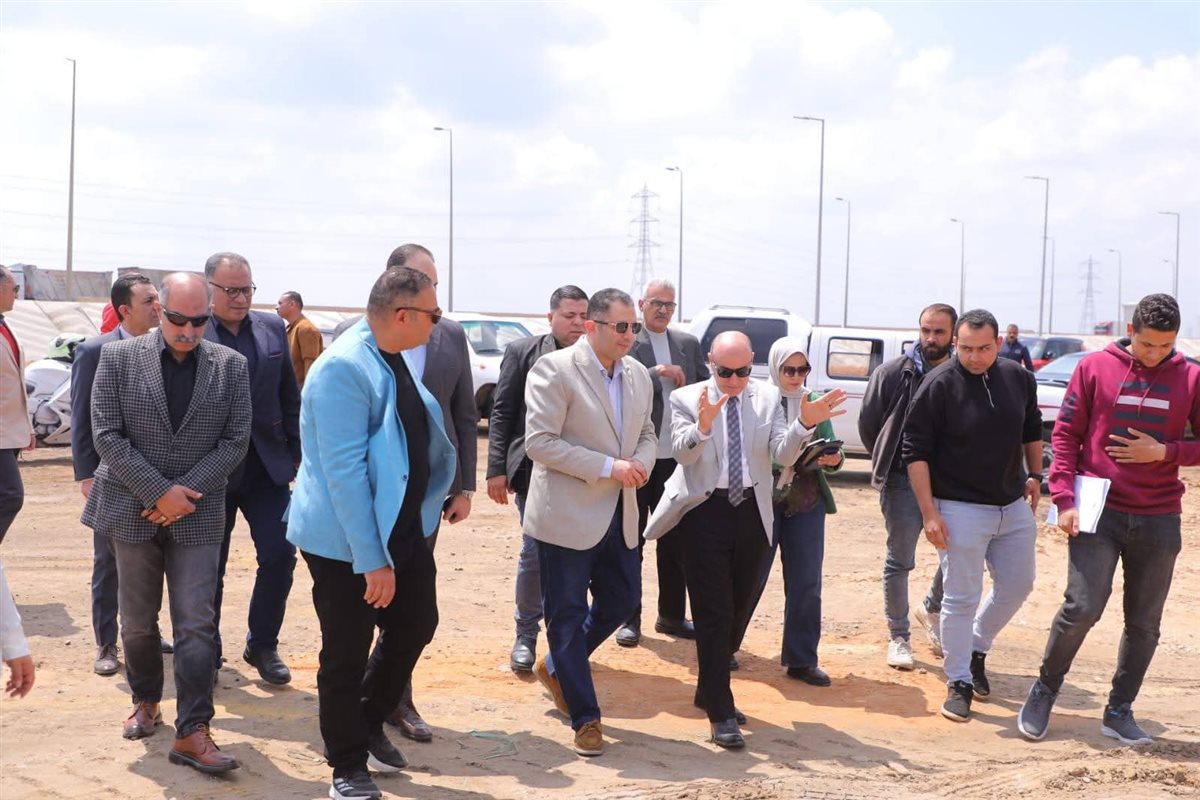 محافظ دمياط يتفقد مدينة الأثاث والمنطقة الحرة &nbsp;