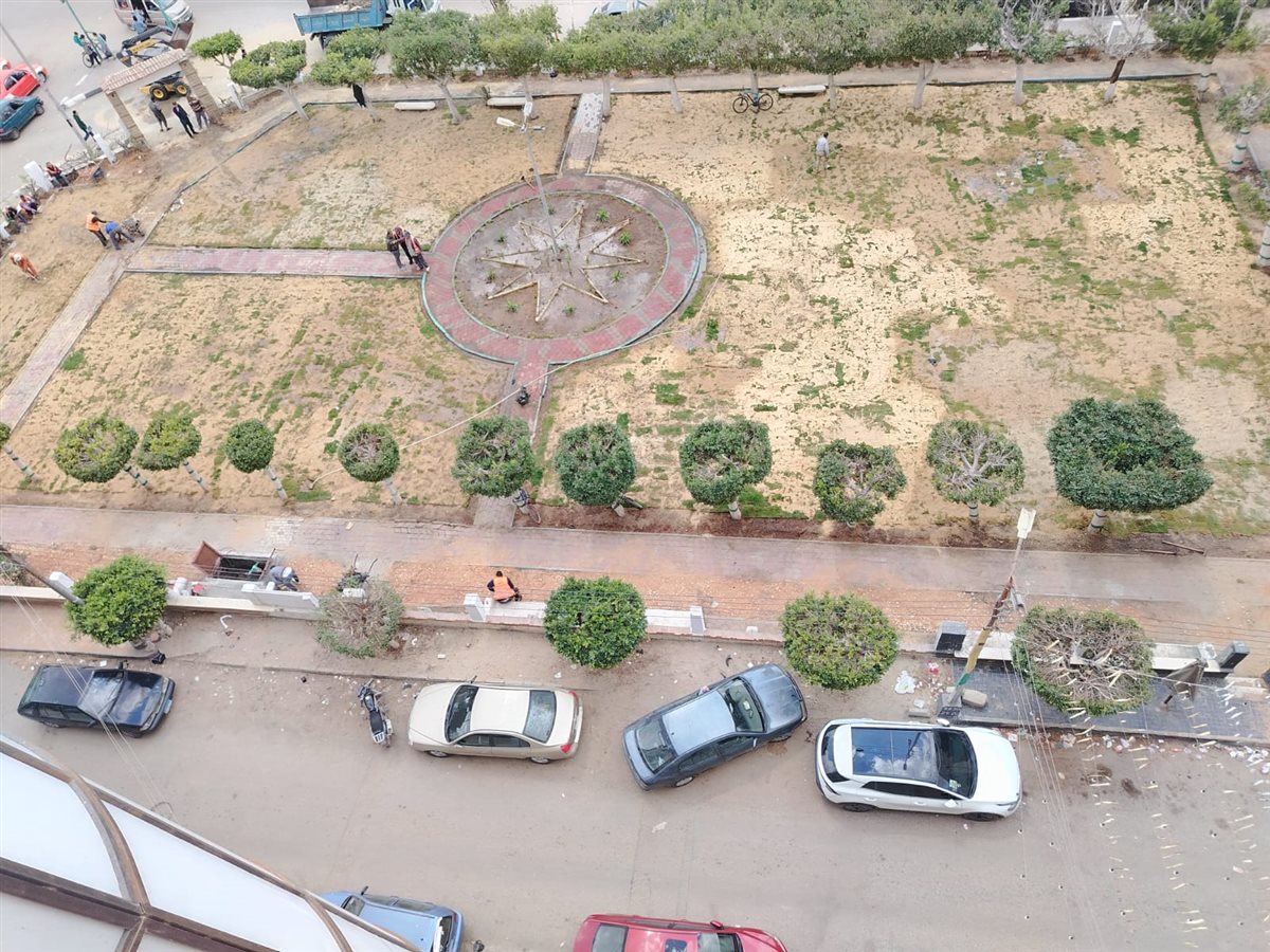 جانب من أعمال تطوير حديقة الطائف، فيتو