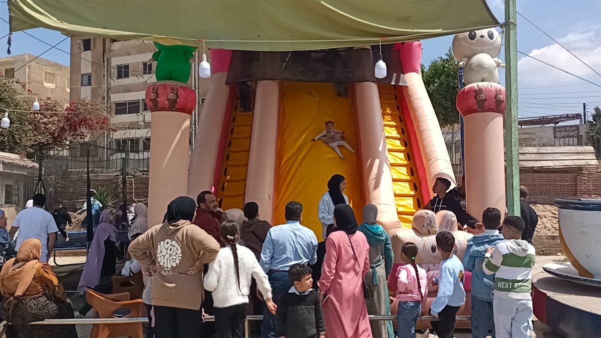 الاحتفال بشم النسيم بكفر الشيخ