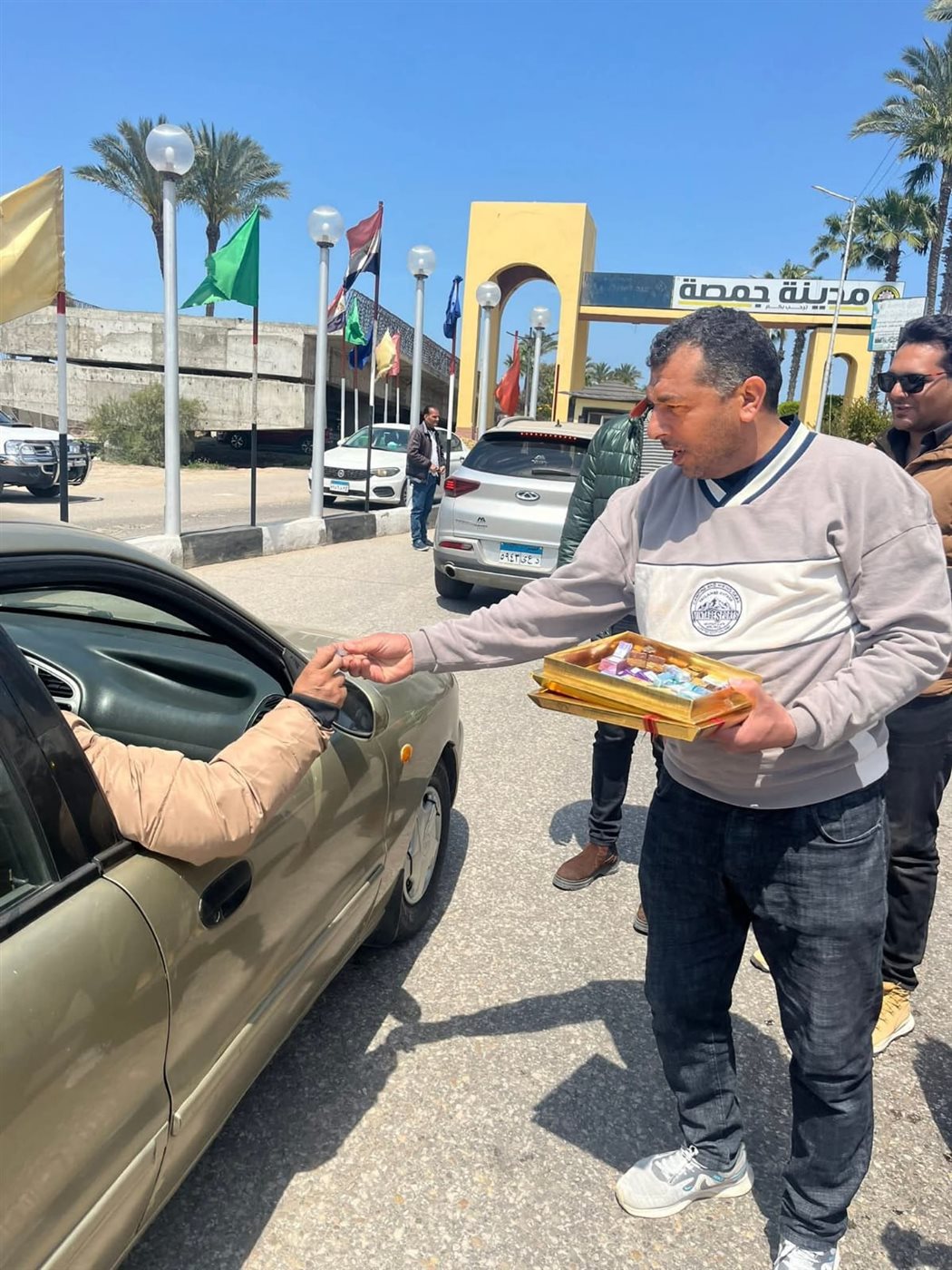 أجواء احتفالية في جمصة خلال شم النسيم