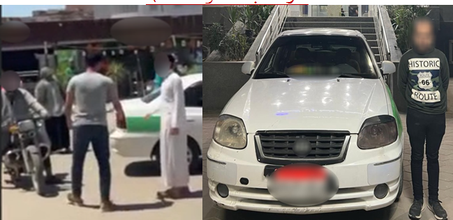 &nbsp;ضبط سائق تاكسي تعدَّى على سيدة في الفيوم بعد تصويره، فيتو