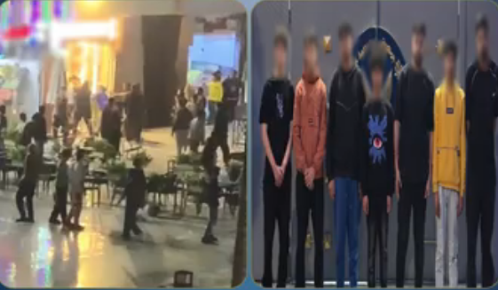 وضع قدم أعلى المنضدة يشعل مشاجرة داخل <strong alt=