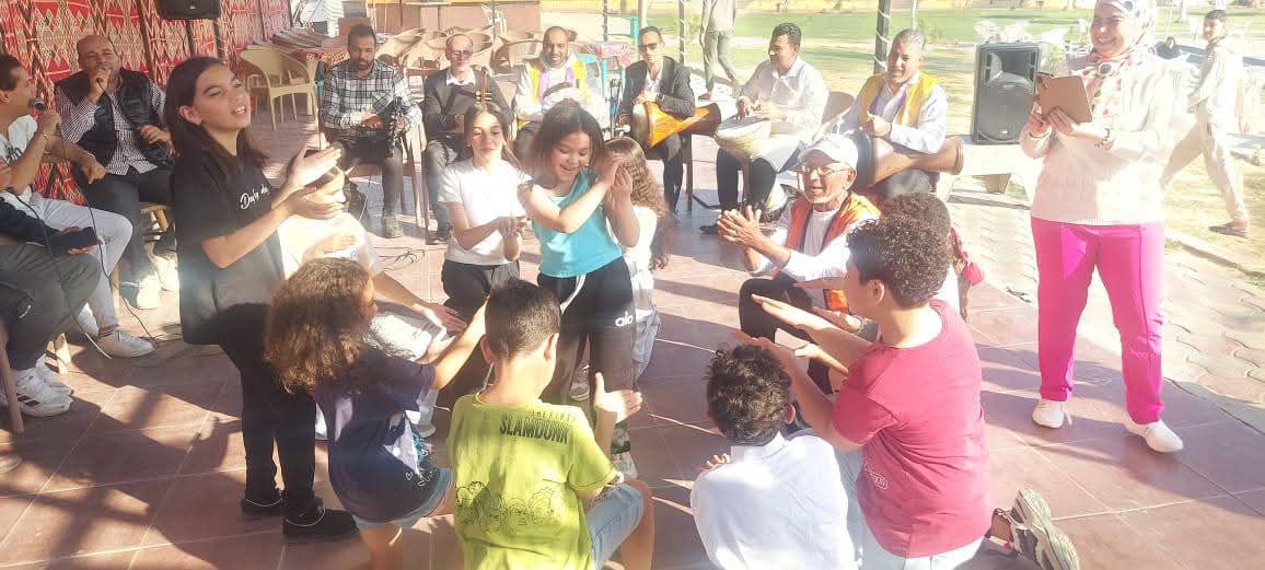 جانب من فاعليات الحفلات الخاصة بفرع ثقافة الإسماعيلية احتفالا باعياد الربيع،فيتو