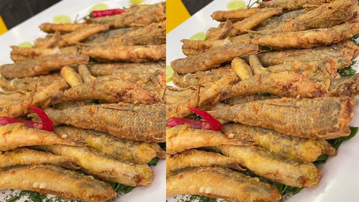 طريقة عمل سمك المكرونة المقلي