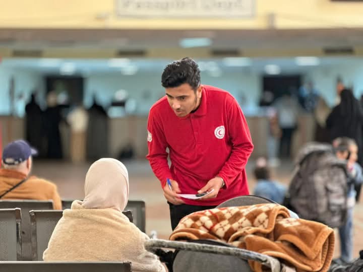 الهلال الأحمر المصري يستقبل الدفعة 36 من مصابي غزة&nbsp;
