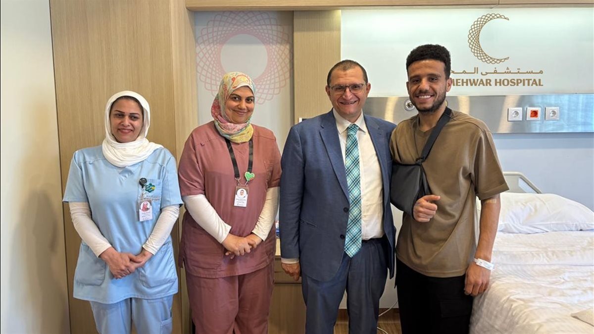مصطفى فتحي مع طبيبه، فيتو