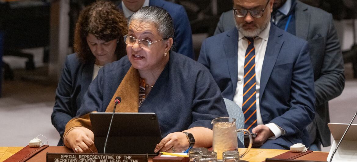 الممثلة الخاصة للأمين العام للأمم المتحدة في ليبيا هانا تيتيه تقدم إحاطة إلى مجلس الأمن الدولي حول الأوضاع في ليبيا