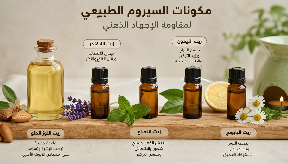 مكونات السيروم المنزلي