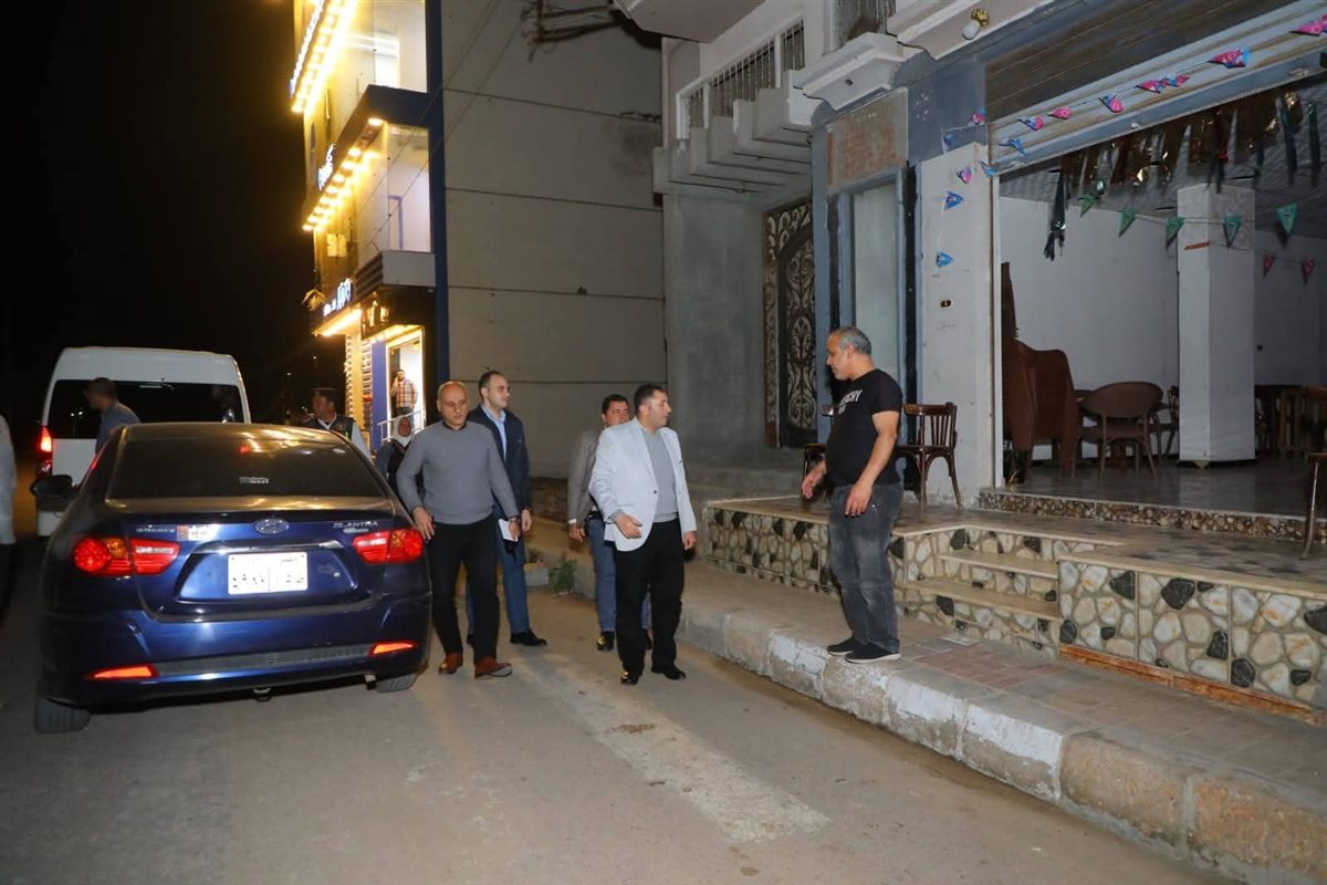 محافظ دمياط، جولة مسائية