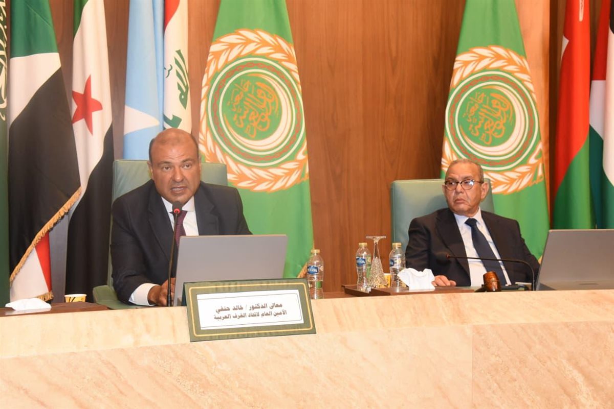 د. خالد حنفي خلال فعاليات المؤتمر، فيتو